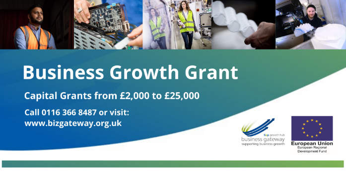 Business growth grant advert